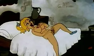 Musta mies kanssa palvelija on jengi miian porno bang