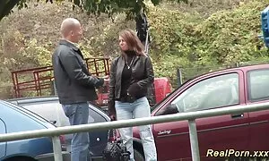 Yksityinen henkivartija muuttuu ryhmäksi. nainen porno